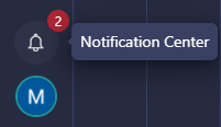 Notification center in Unified Workspace
