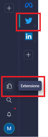Extensions Unified Workspace