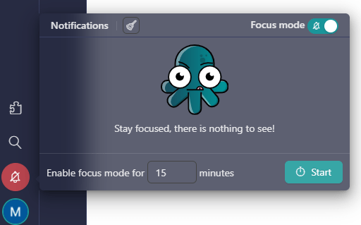 cp focus mode Unified Workspace