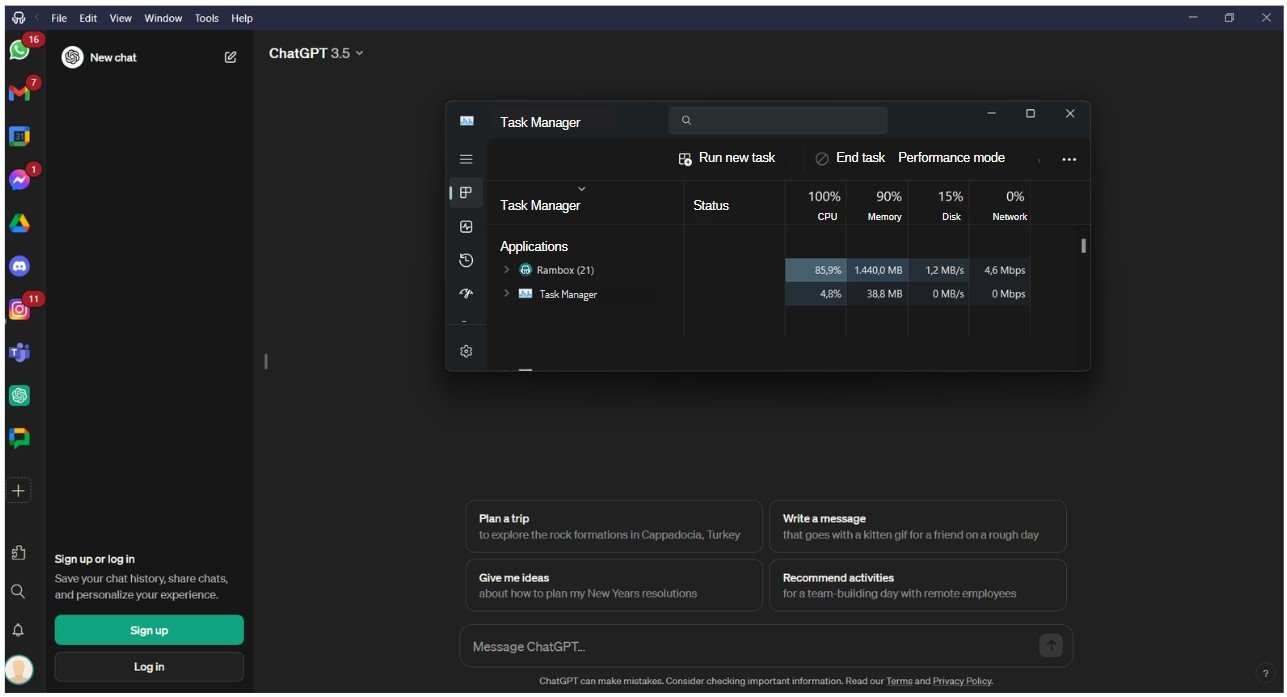 How to free up RAM in Windows 11- consumption Unified Workspace