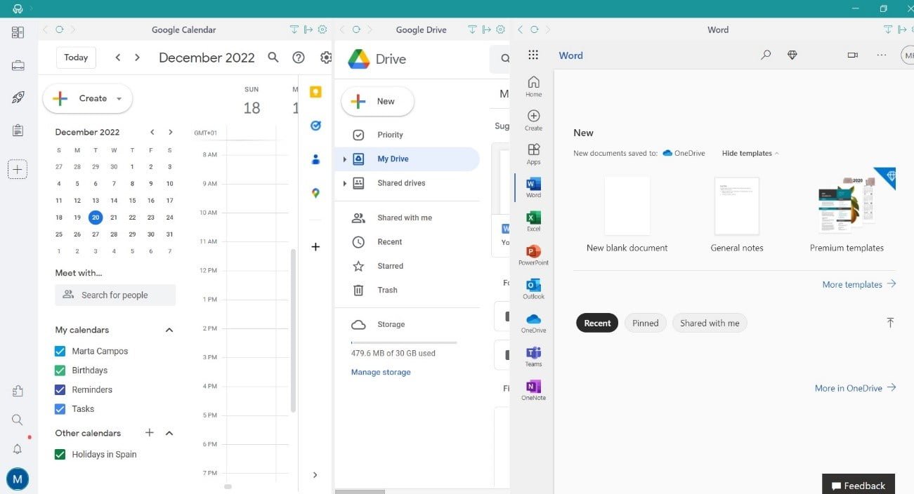 Which Unified Workspace features help you improve productivity?