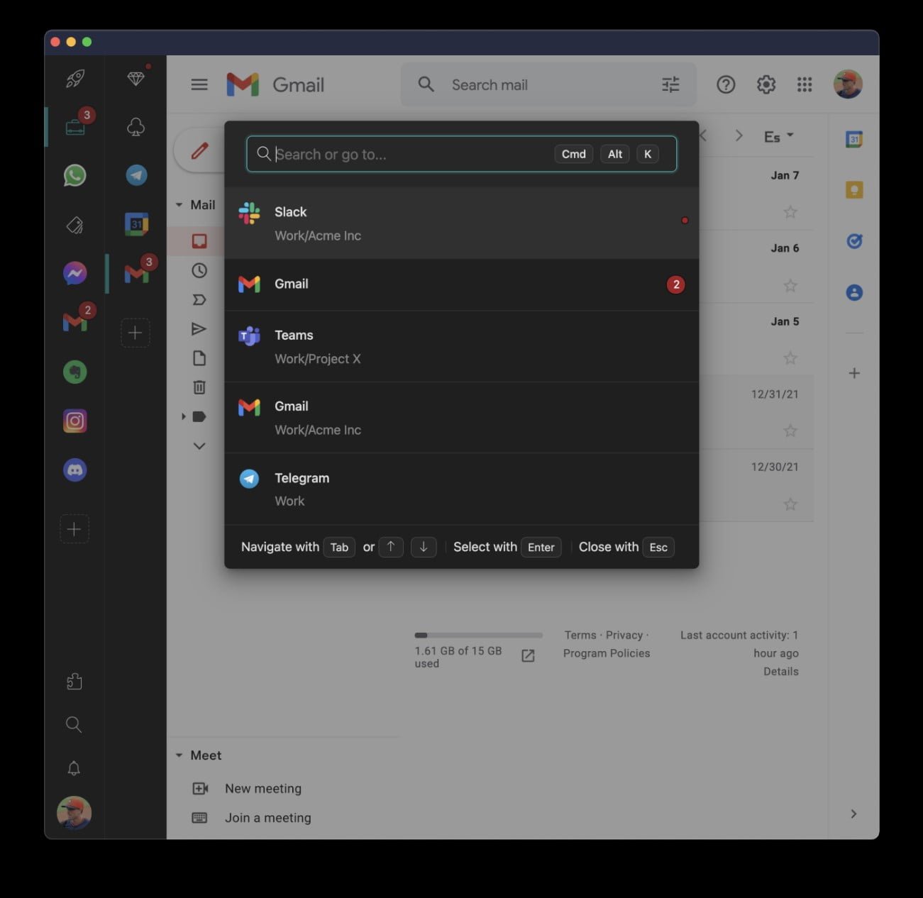 Which Unified Workspace features help you improve productivity?