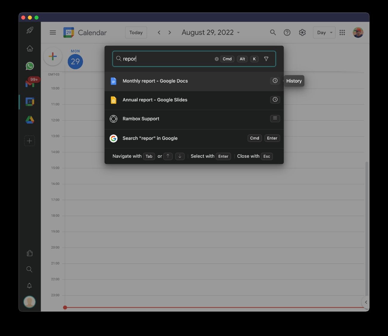 Which Unified Workspace features help you improve productivity?