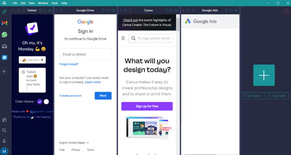 Unified Workspace Workspace