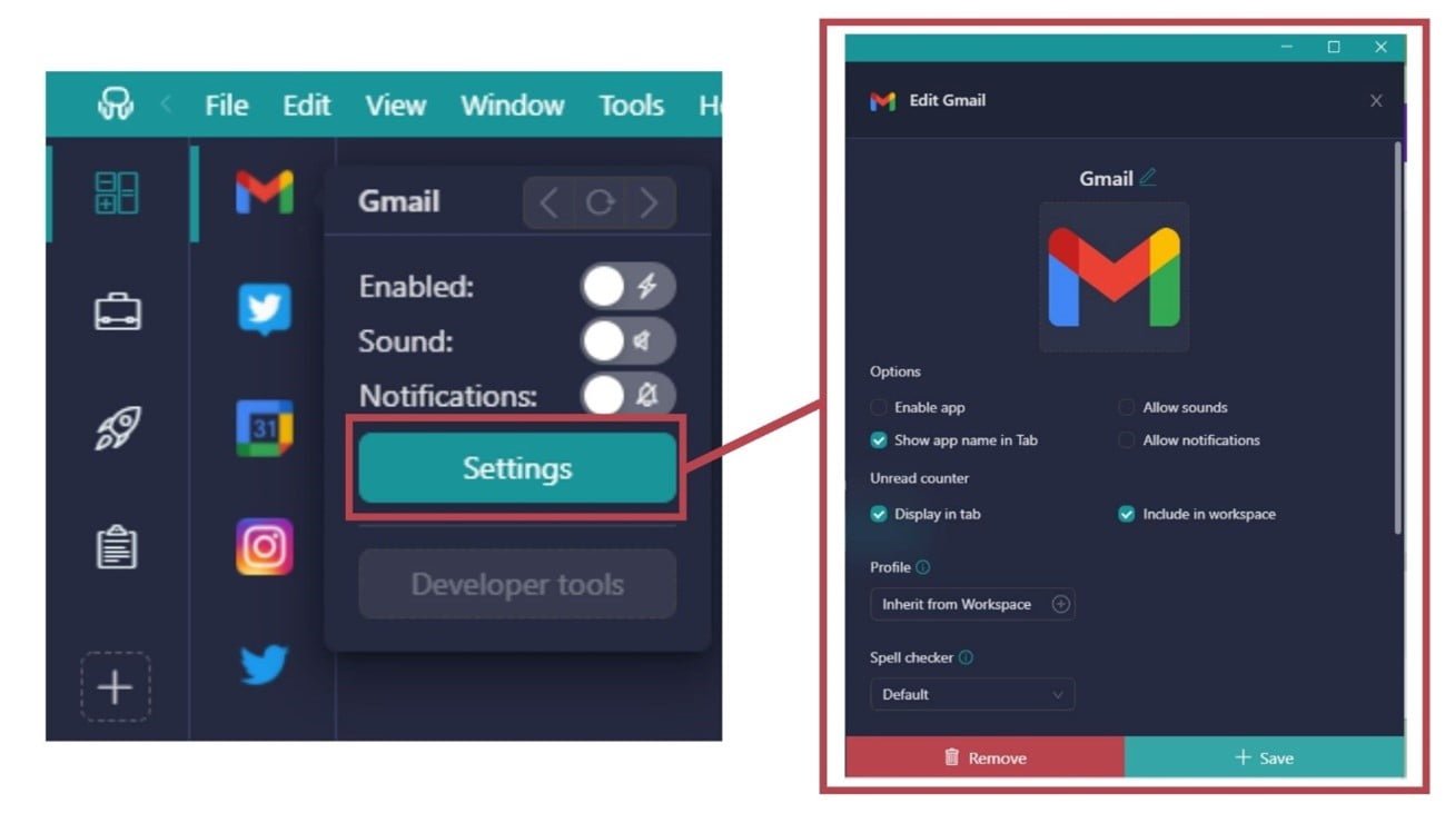 Unified Workspace Workspace