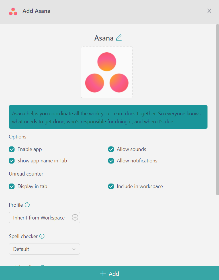 Unified Workspace