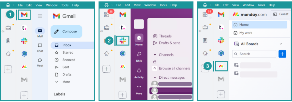 Asana vs Monday in Unified Workspace