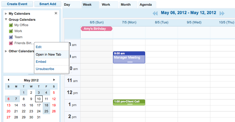 zoho calendar