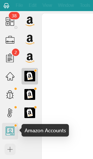 Multiple Amazon Accounts on Unified Workspace