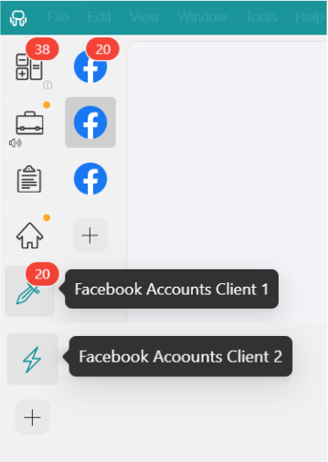 all your Facebook accounts with Unified Workspace Workspaces