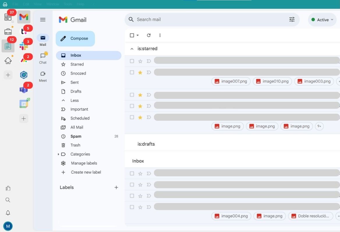 Unified Workspace notification counters