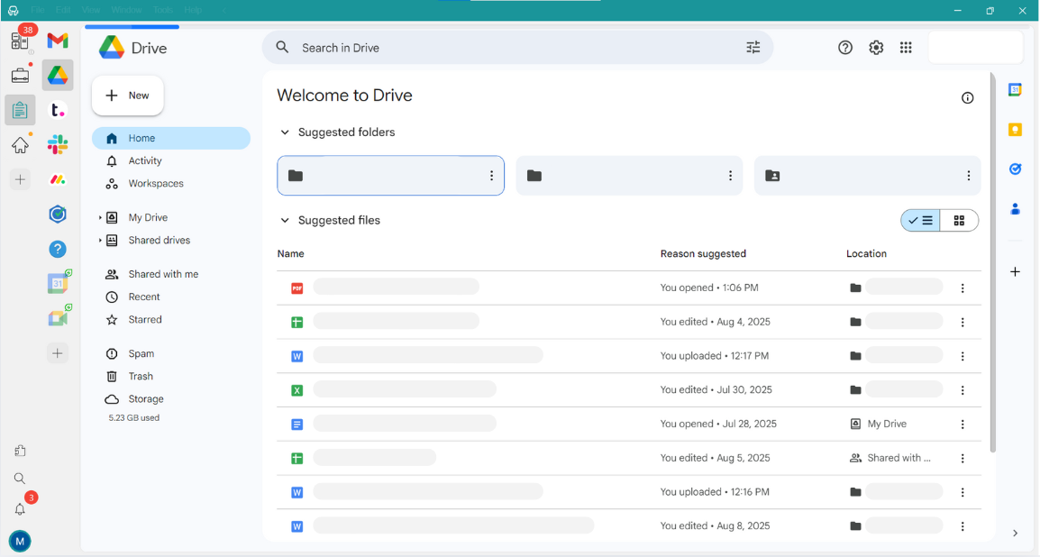 Google drive desktop app on Unified Workspace