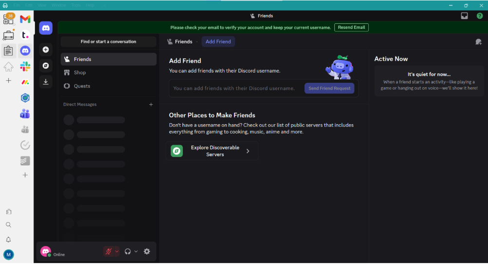Multiple Discord accounts - Unified Workspace