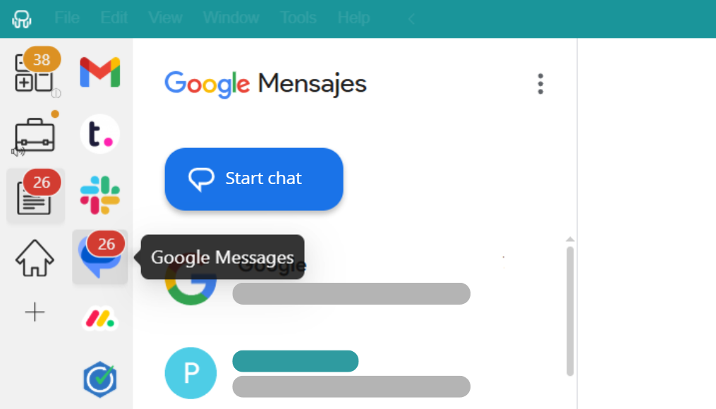 Android Messages for PC - Unified Workspace