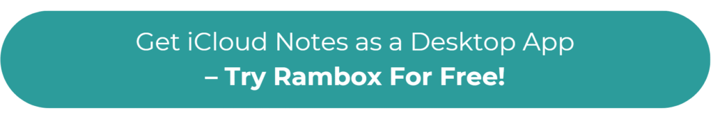 iCloud notes on windows - CTA Unified Workspace